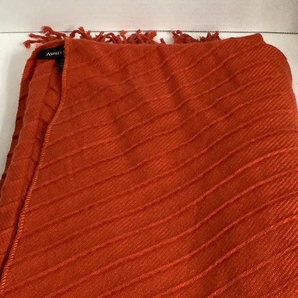 Ashley Stewart Open Front Shawl with Fringes - Picture 11 of 11